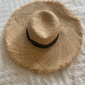Kate Spade, wide brim, straw hat